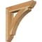 Ekena Millwork Thorton Slat Rough Sawn Bracket, Western Red Cedar, 4"W x 24"D x 24"H BKT04X24X24THR06RWR - alternate 1